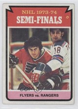 1974-75 Topps NHL 1973-74 Semi-Finals Walt Tkaczuk Philadelphia Flyers #213 0a1