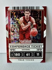 Trae Young 2020-21 Contenders Draft Picks Conference Ticket Variation #/99