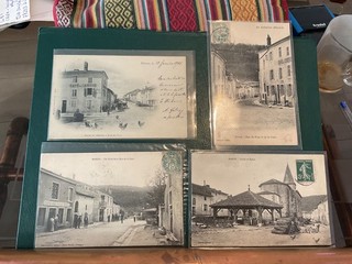 4 VIEILLES CARTES POSTALES DE MARON (54) PRÉS DE NANCY. DIFFÉRENTES VUES. RARES