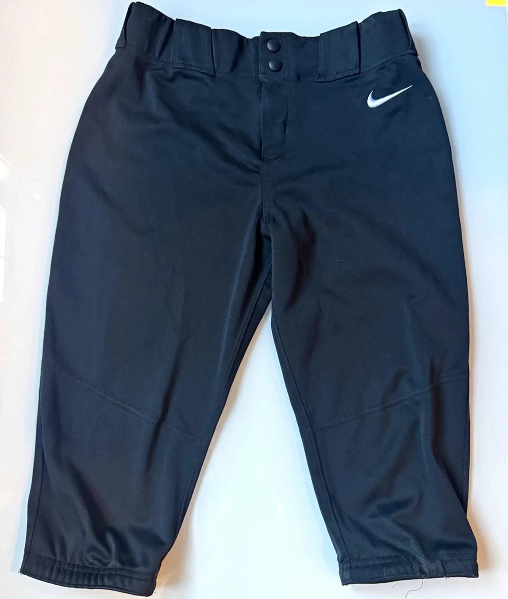 Nike Jugend Mädchen Softball Hose schwarz Größe L