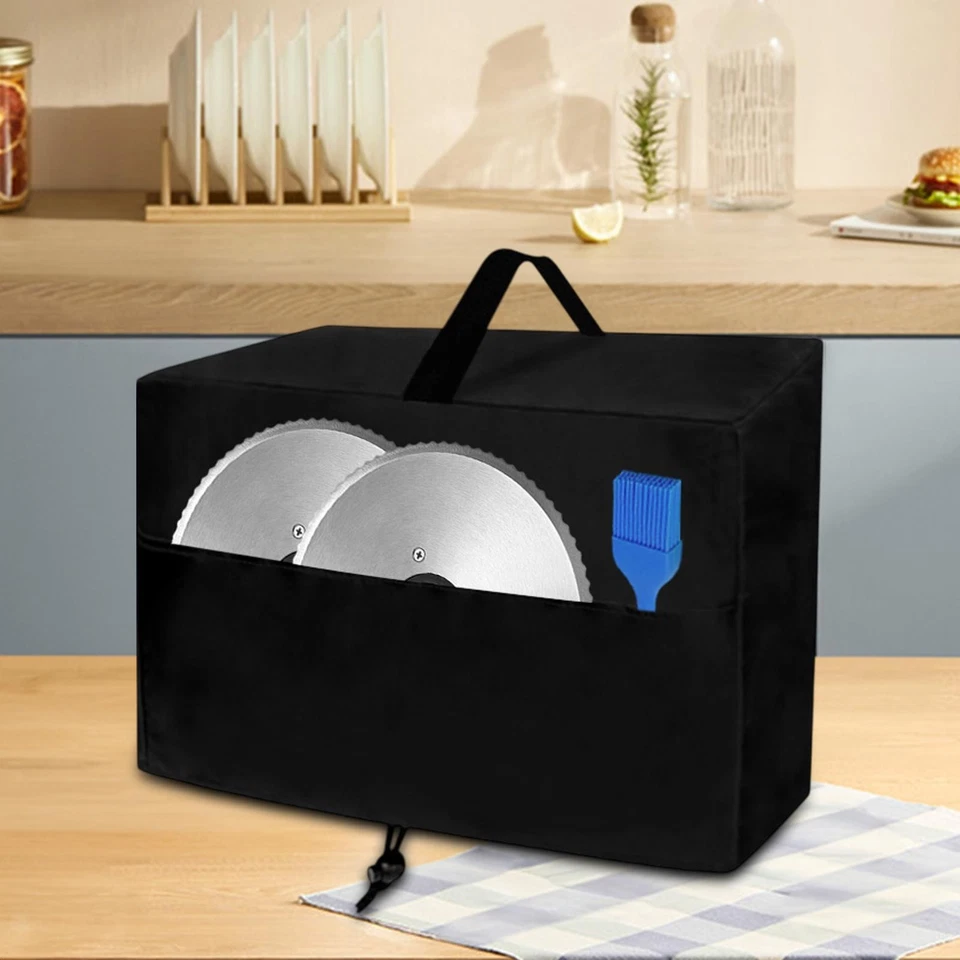 Meat Slicer Protective Cover with Side Pocket