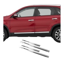 Side Door Trim Skirt Garnish For Kia Sorento 2011-2015 Stainless Steel 4pcs Side Door Trim Skirt Garnish For Kia Sorento 2011-2015 Stainless Steel 4pcs