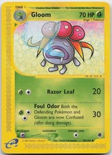 Gloom 78/165 Uncommon Expedition Base Set Pokemon NM
