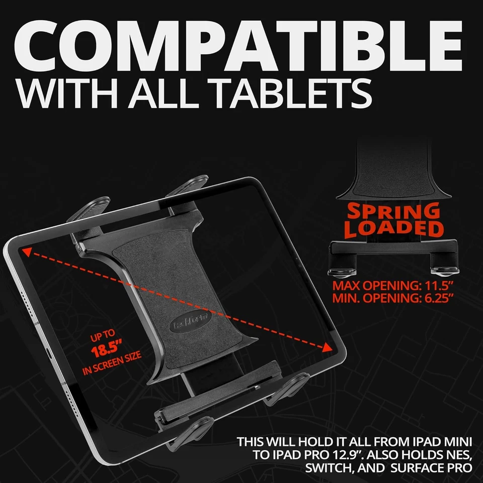 Enduro Industrial Tablet Mount Metal Drill Base iPad Mini Pro Galaxy Surface Pro - Image 2 of 4