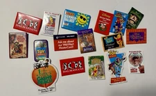 Walmart Vintage Employee Badge Button Pin 17 Piece Lot 1990's Promo