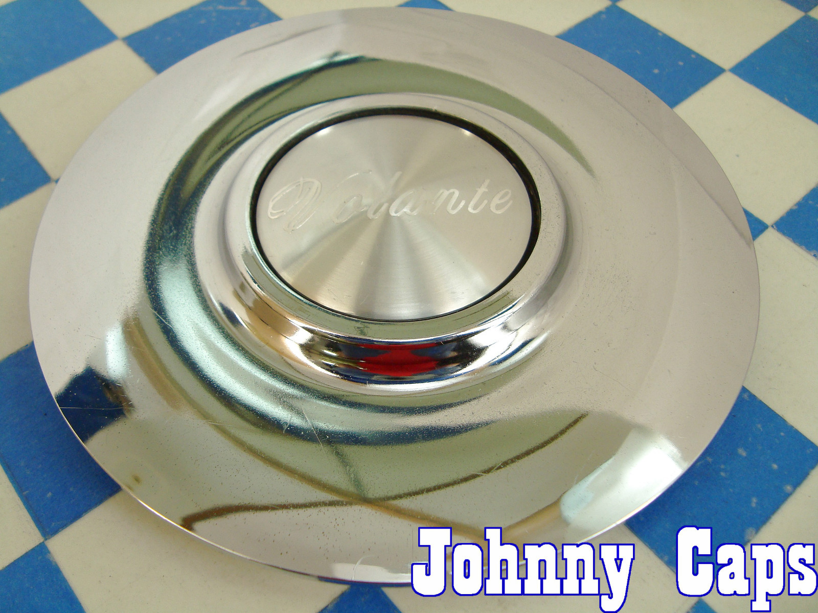 Volante Wheels #8B345  Chrome Custom Wheel Center Caps. (1) USED Center Cap