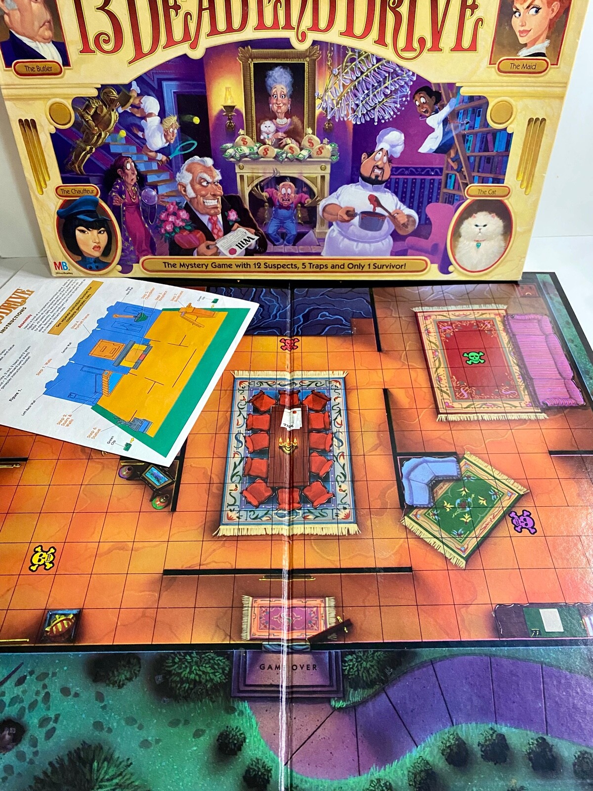 13 Dead End Drive Complete Milton Bradley Board Game eBay