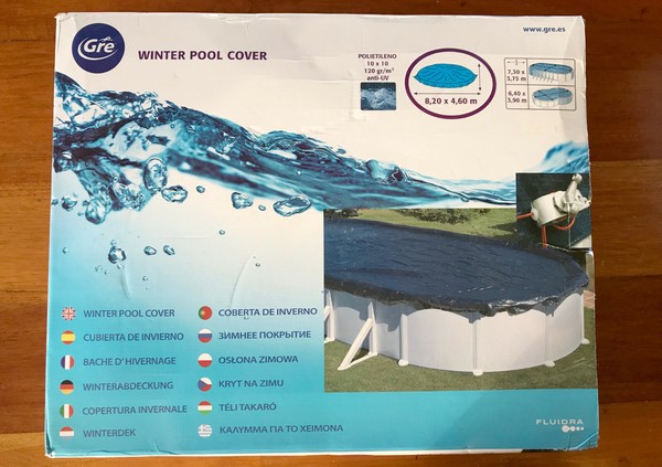 Cubierta de invierno para piscina Gre (8,20x4,60m)
