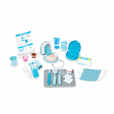 Melissa & Doug Super Smile Dentist Play Set 25 Piece Kit Teeth Tools Open Box