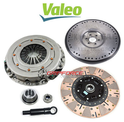 VALEO KING COBRA DUAL-FRICTION CLUTCH KIT & HD FLYWHEEL 86-95 FORD MUSTANG 5.0L