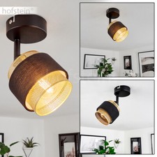 Decken Lampen Flur Leuchten verstellbar Wohn Schlaf Zimmer Beleuchtung Stoff