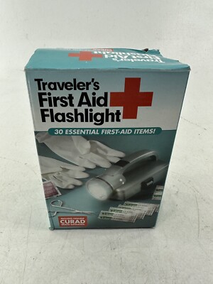 Vintage - Traveler’s First Aid Flashlight - With Original Box- Light ...