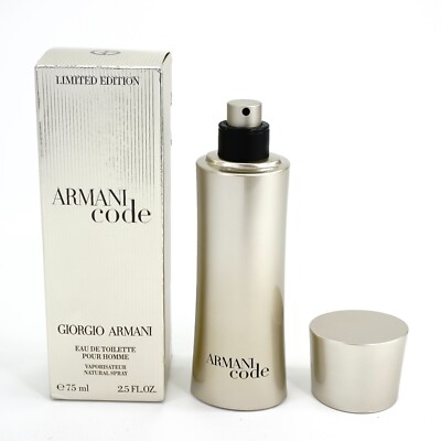 Giorgio Armani Armani Code EDT Natural Spray 2.5oz. (New/In Box)