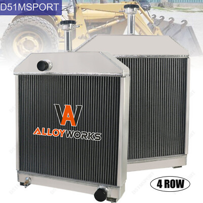 4-Row Radiator For Ford Tractor 445D 455C 555C 555D 565D 655C #E7NN8005DA