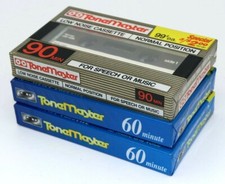 Tone Master 60 Type 1 Qua 2  Tone Master 60 Qua 1, Blank Cassette Tape - SEALED