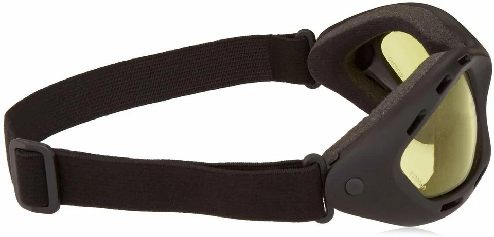 Gafas de seguridad Crossfire Element con lente antiniebla amarilla, marco negro Foto 3 de 4