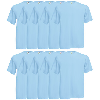 5er/10er Fruit of the Loom T-Shirt Herren Shirts Valueweight Sets Tshirt S - XXL