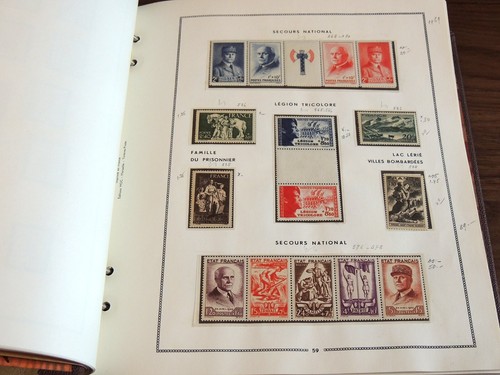 France 1938/1968 Collection complète neufs ** sans charnière COTE 4200€ + album - Picture 19 of 20