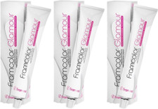 3 Pack Framesi Glamour Framcolor 6.34 Pure Blue 3.4 oz