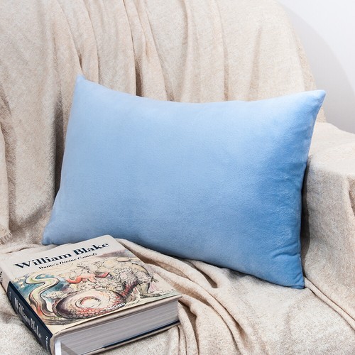 Velvet Throw Pillow Covers Set of 2 Sofa Home Decor Cushion Case Easy Care - Picture 55 of 64