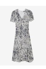 Express Animal Print Hi-Lo Maxi Dress size S NWT