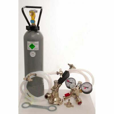 Zubehörpaket 2 mit Korb-Fitting, 7mm! Bierschlauch und 2,0 kg CO2 für 1-leitige 