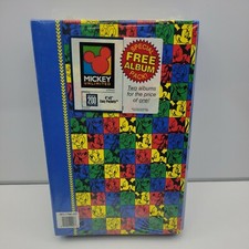 2 DISNEY MICKEY UNLIMITED HOLSON 200 4" x 6" FAST POCKETS PHOTO ALBUMS