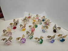 23 Pieces Christmas ANGEL Ornaments Hand Made Hand Beaded Jewelry Ornaments