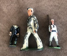 Vintage/Antique Lead Navy Soldiers-As Is