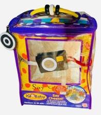 Vintage  Say Cheese  12 Panel Reversible Crib Activity Book IQ Baby Camera NEW