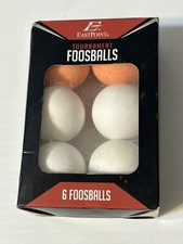 EASTPOINT Foosball 2 Orange Textured, 4 White Table Soccer Tournament Foosballs