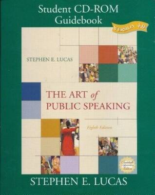 The Art of Public Speaking: Student CD-ROM Guidebook (CD and Book) - VERY GOOD