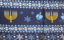 NWT Hanna Andersson NAVY BLUE HANUKKAH EIGHT NIGHTS ADULT UNISEX Pajamas XXL
