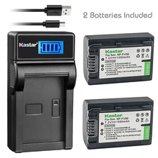Kastar Battery + Charger For Sony NP-FV30 NPFV50 DCR-SX85 NEX-VG30 DEV3 Handycam