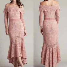 Exquisite Lace Applique Beach Mermaid Off shoulder Mother of the Bride Gown