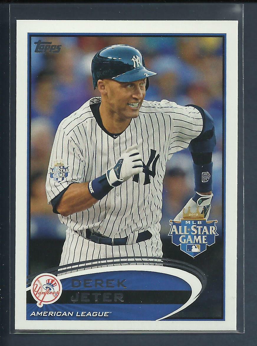 Derek Jeter 2012 Topps Update Series All Star Game Card # US119
