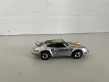 Vintage Mattel Hot Wheels Redline 1974 Porshe-911 Super Chrome Toy Car