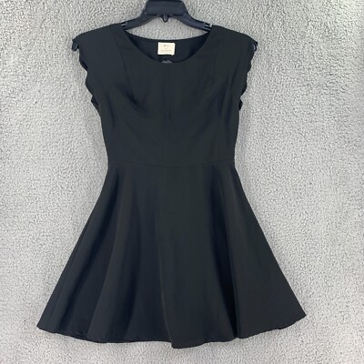 green emerald velvet dress Black Ribbed Knit Flare Mini Dress – Sculpted Waist Fit & Flare Dress for  Women – PEGASI main image 1