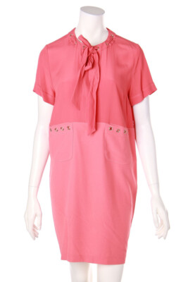 ATOS LOMBARDINI dress Silk I 42 = D 36 coral NEW