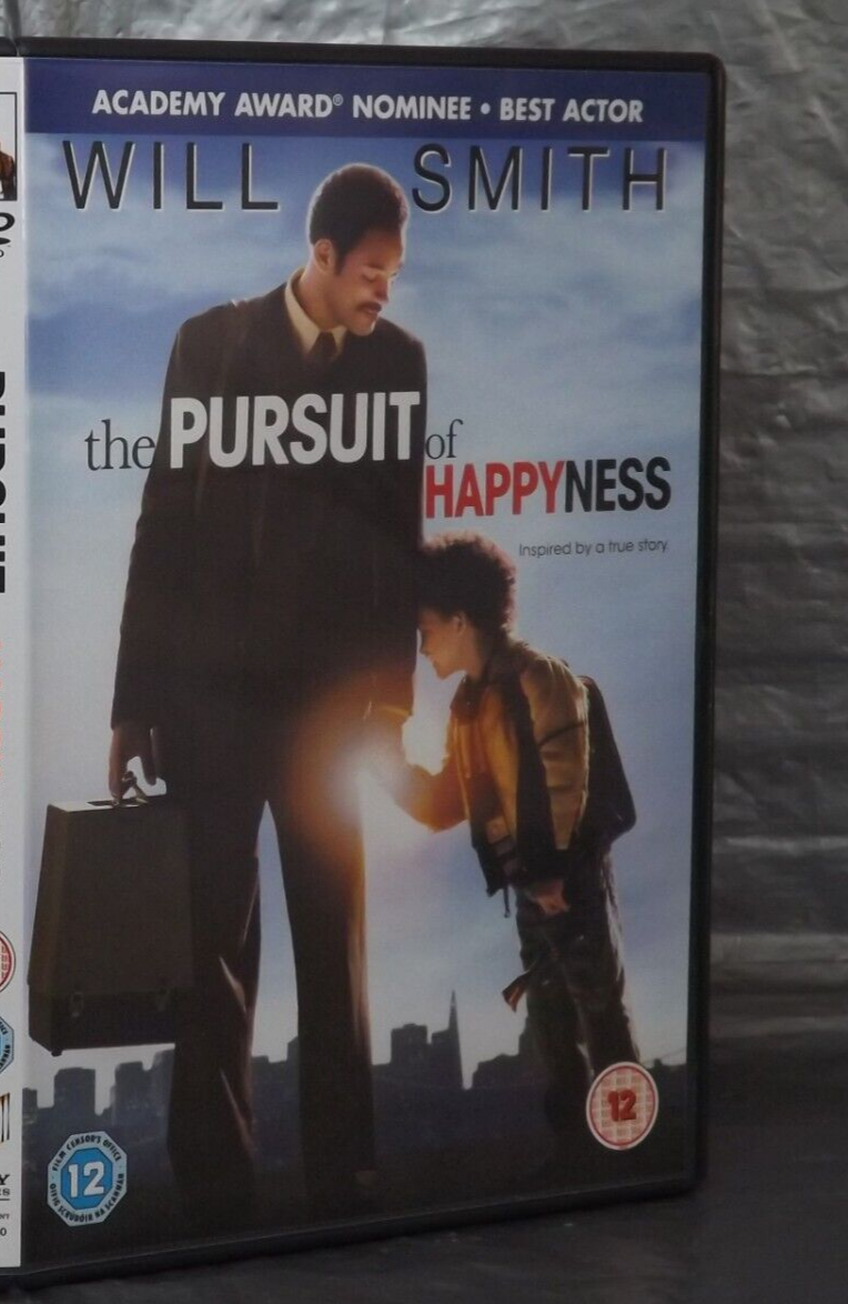 The Pursuit Of Happyness DVD 2007 Film Will Smith True Story Drama Family Used