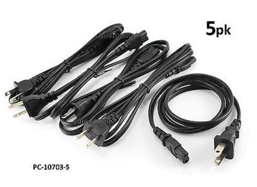 CablesOnline, 5-PACK 3ft 2-Prong Figure-8 Replacement Non-Polarized - Foto 9