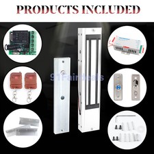 Access Control System, door entry Electric Magnetic Lock 350LB  L Z bracket