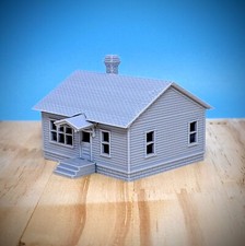 HO-Scale - Sears Selby 1920s Kit Home - 1:87 Scale Building House