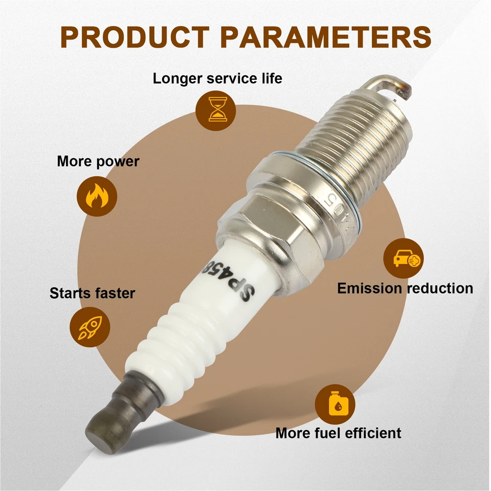 8x Iridium & Platinum Spark Plugs For Lexus LS400 4.0L 1990-2000 - Image 3 of 4