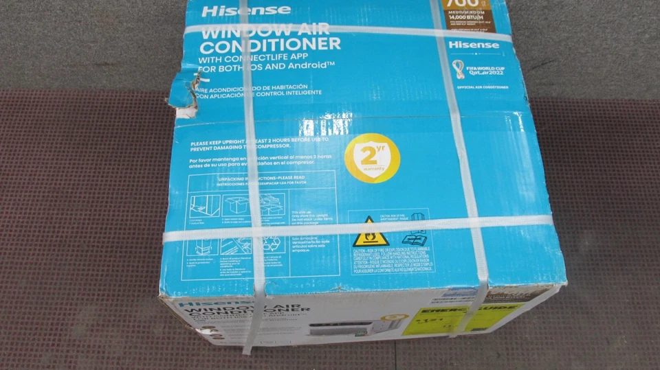 Aire acondicionado ventana HISESE AW1422CW1W con aplicación para iOS y Android 700SQ Foto 2 de 4