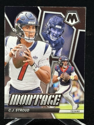2024 Panini Mosaic #M-10 C.J. Stroud  Montage Texas