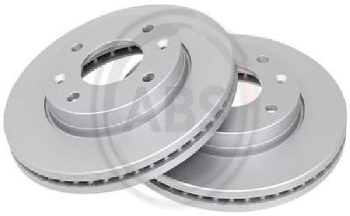 2x Original A.B.S. Brake Disc 17199 for Hyundai KIA