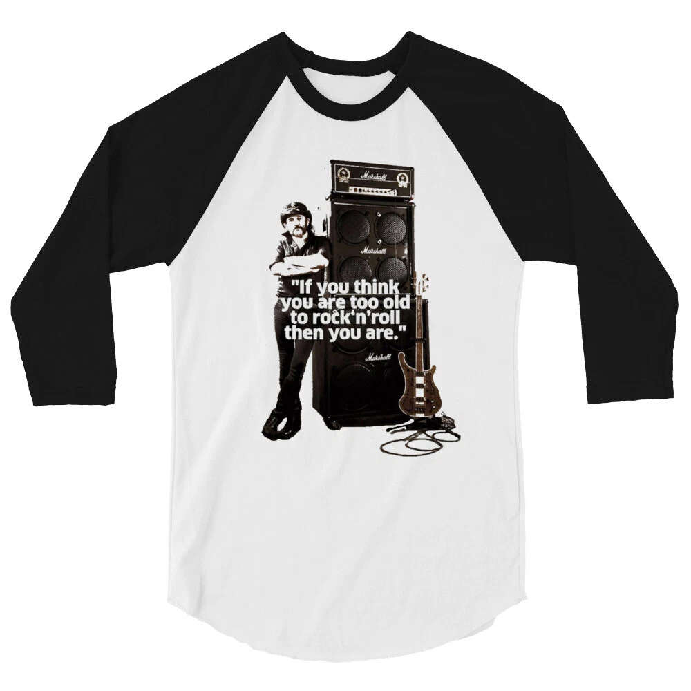 Lemmy Kilmister 3/4 sleeve shirt