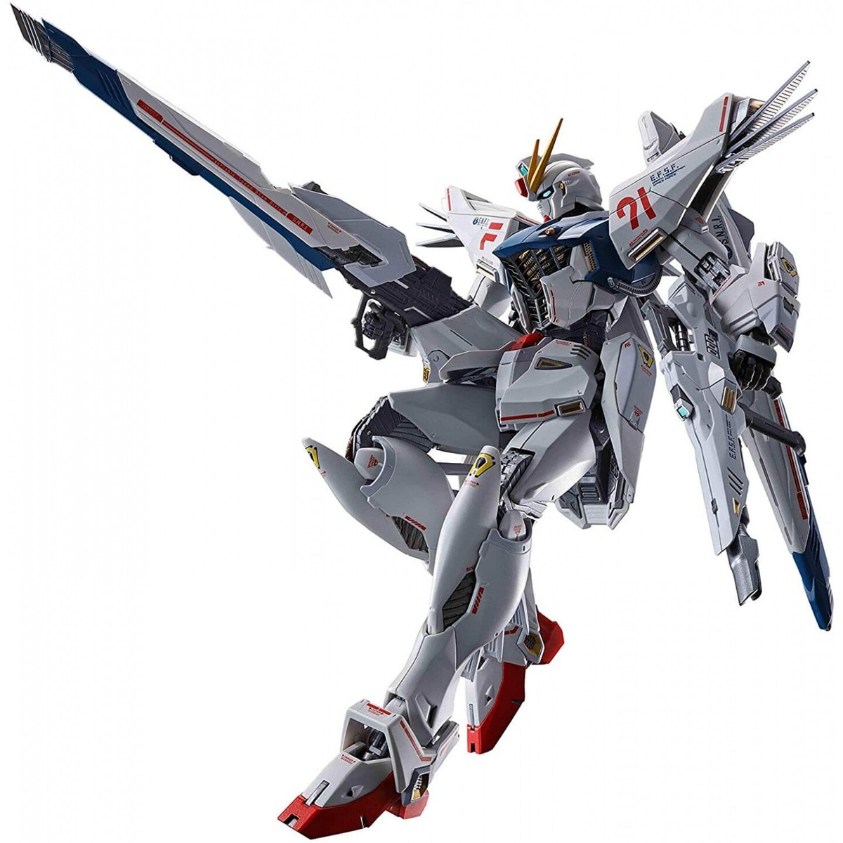 BANDAI - l build ガンダムF91 CHRONICLE WHITE Ver. Gundam F91 Chronicle White Metal Build