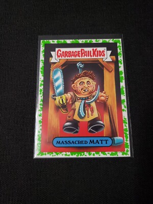 MASSACRED MATT 13b Garbage Pail Kids 2018 Horror-ible Retro Horror